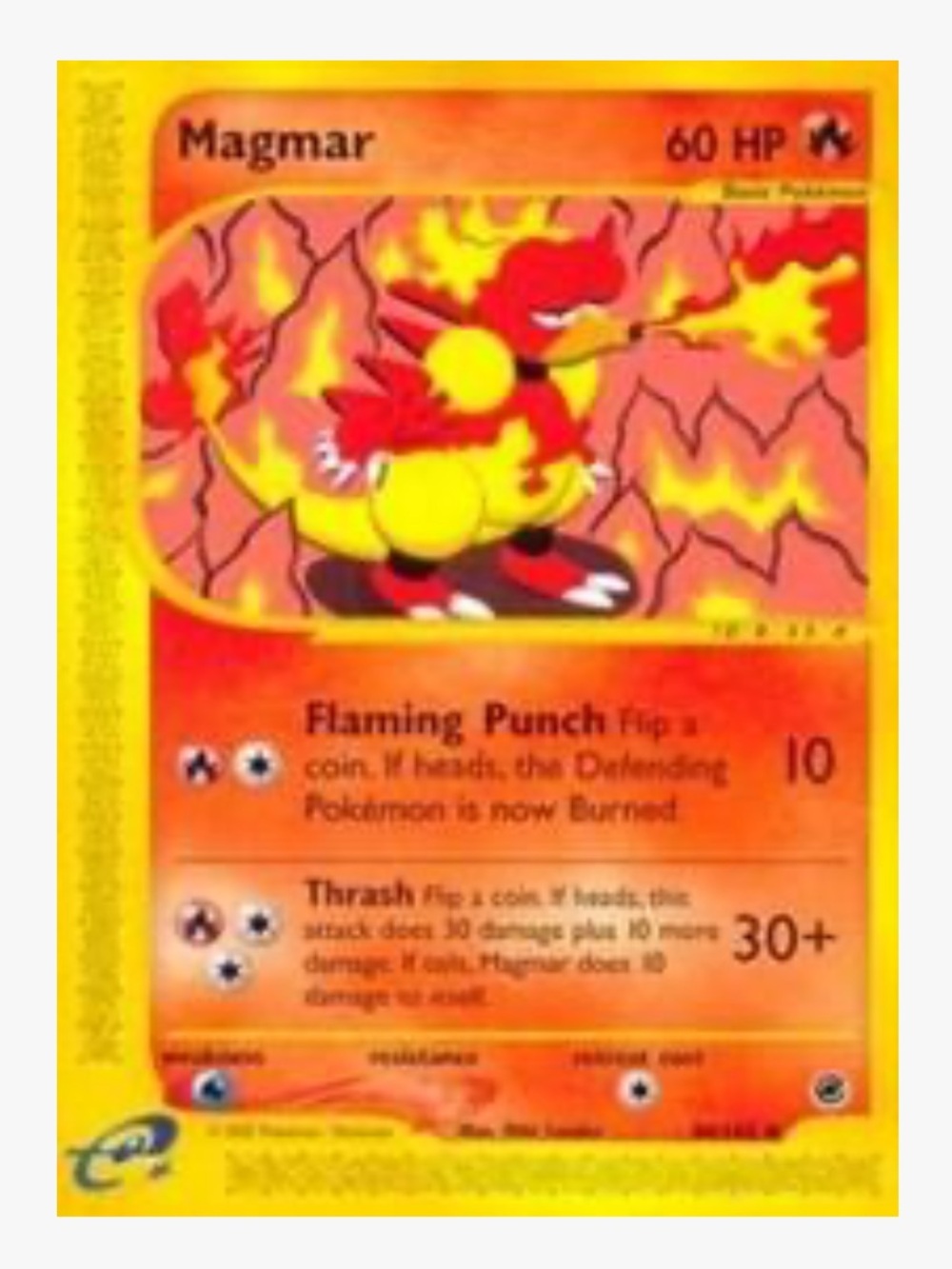 Magmar Expedition Pokemon Trading Card